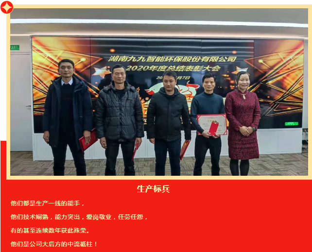 九九智能环保2020年度总结表彰大会