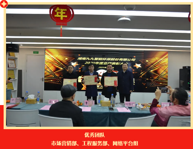 九九智能环保2020年度总结表彰大会