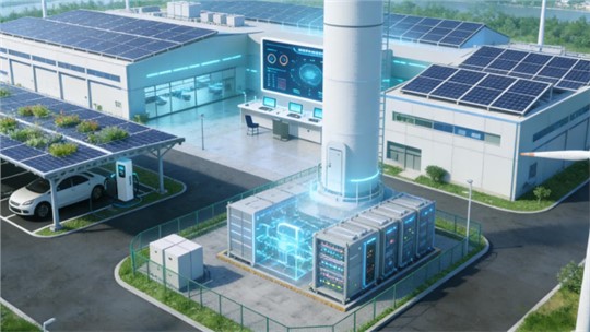 “风光储充”一体化微电网，助力打造零碳园区  