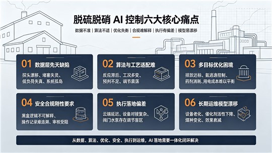 脱硫脱硝AI智能控制六大核心痛点分析