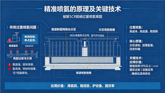 精准喷氨的原理及关键技术：破解SCR脱硝过量喷氨难题