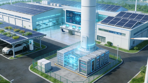 “风光储充”一体化微电网，助力打造零碳园区  